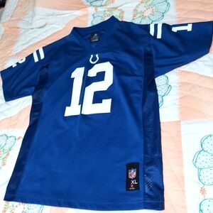 Indianapolis Colts Jersey Size XL Youth Andrew Luck NFL Blue Stitched